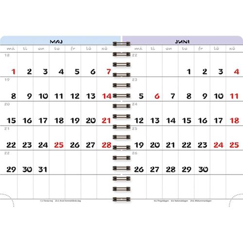 Skolalmanackor - Familjeplaneraren A5 2024/2025