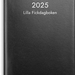 Årsbundet - Lilla Fickdagboken Svart 2025