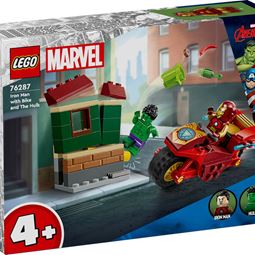 Super Heroes - Super Heroes Iron Man med Motorcykel